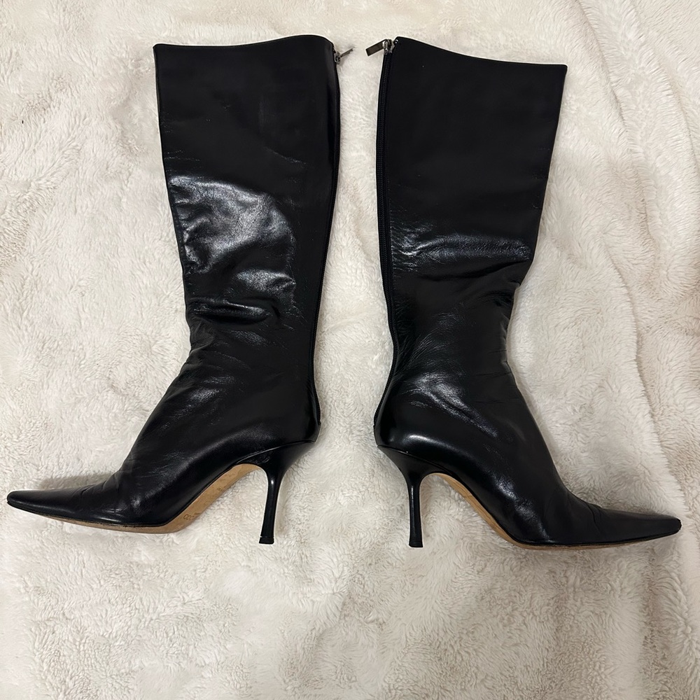 Jimmy choo pointed leather boots